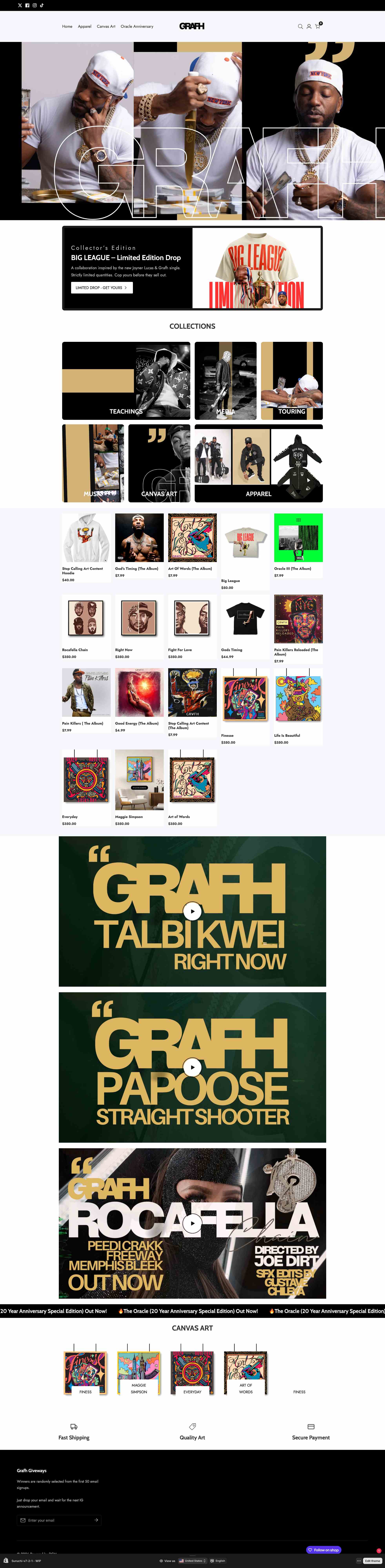 Art by Grafh website design by UltimateWorkz
