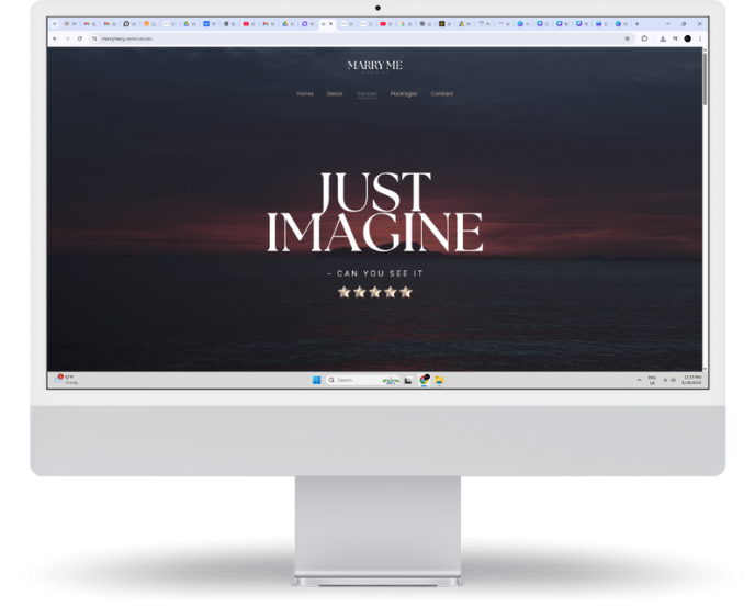 Marry Me Cyprus website design by UltimateWorkz