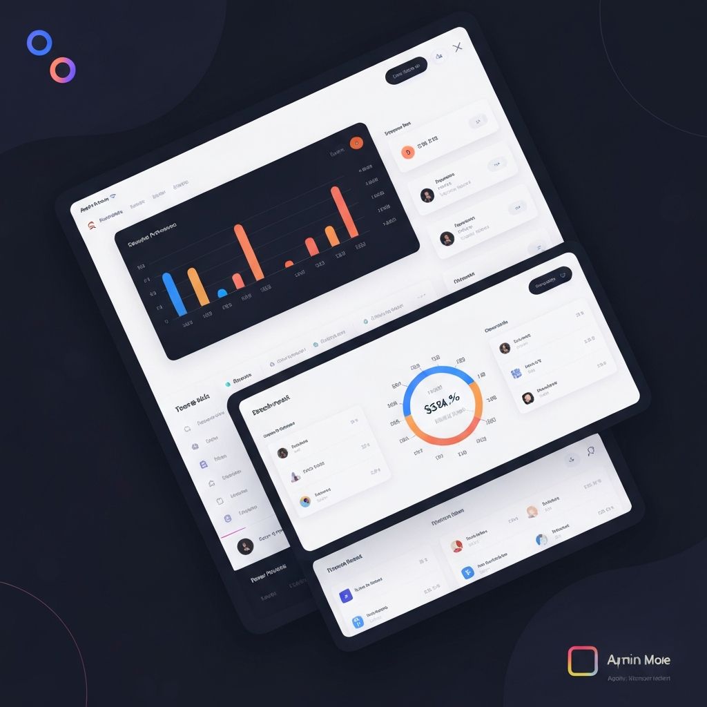 SaaS dashboard interface design