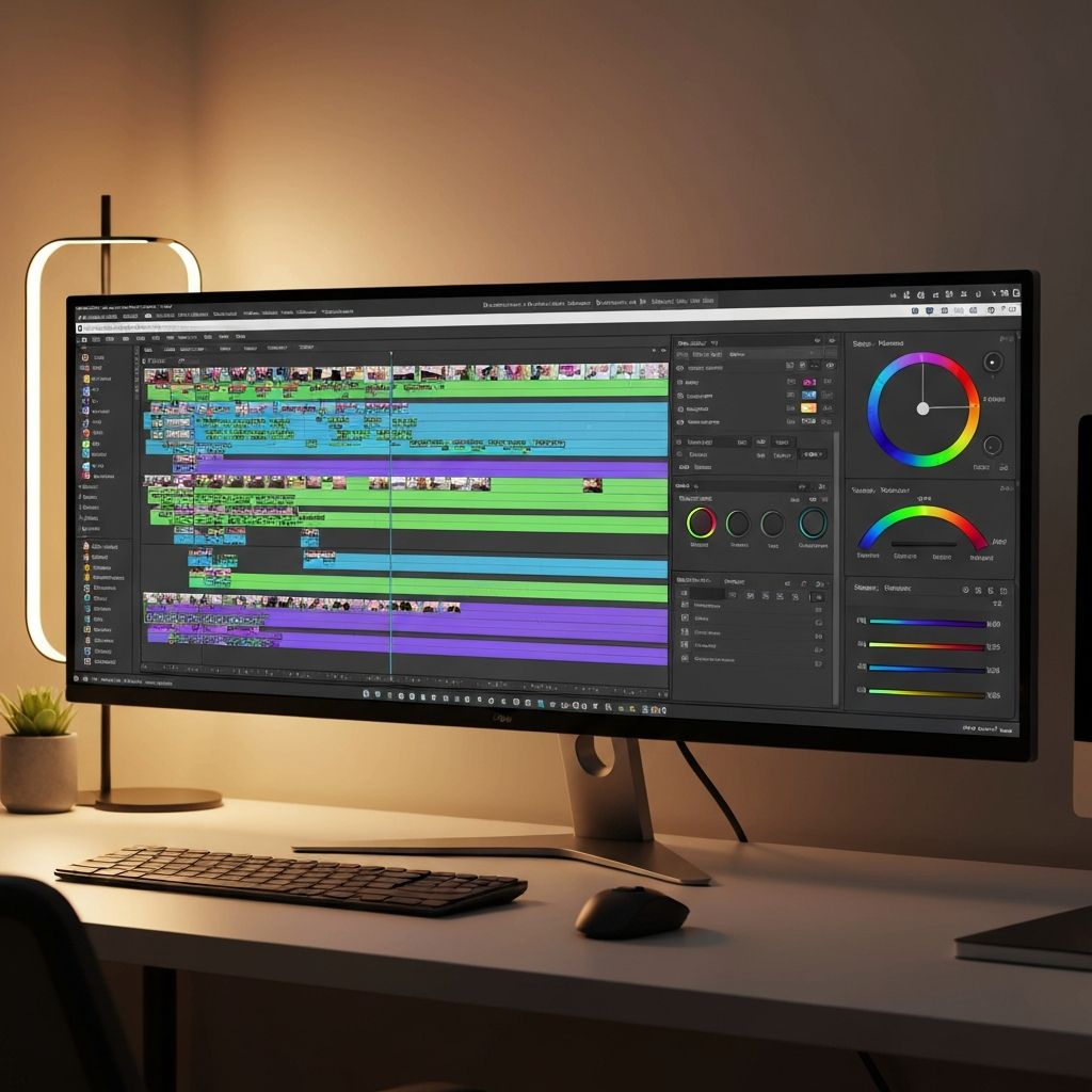 Video editing timeline