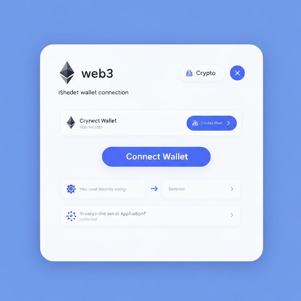 Web3 wallet connection interface