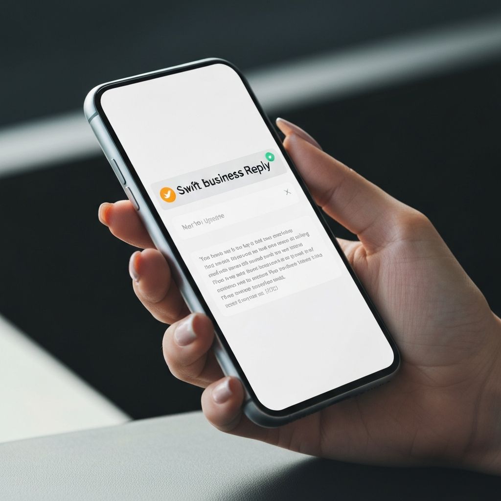 Instant AI-powered business response notification